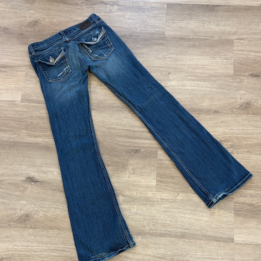 BKE Sabrina Low Rise Flare Women's Jeans Size 25x33.5 - Picture 4 of 8